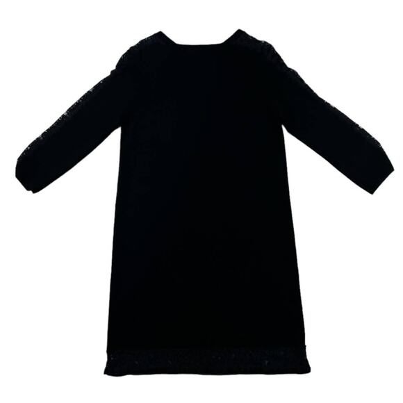 Milly Black Lace Trim Dress | Size S - Picture 2 of 7